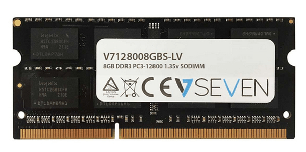 V7128008GBS-LV memoria ram portatil ddr3 8gb 1600mhz 1x8 v7 8gb ddr3 pc3-12800-1600mhz so dimm notebook modulo de memoria-v7128008gbs-lv
