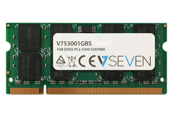 V753001GBS memoria ram portatil ddr2 1gb 667mhz 1x1 cl5 v7 1gb ddr2 pc2-5300 667mhz so dimm notebook modulo de memoria-v753001gbs
