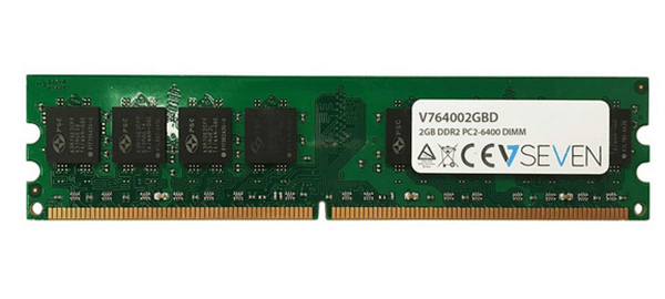 V764002GBD memoria ram ddr2 2gb 800mhz 1x2 v7 v764002gbd