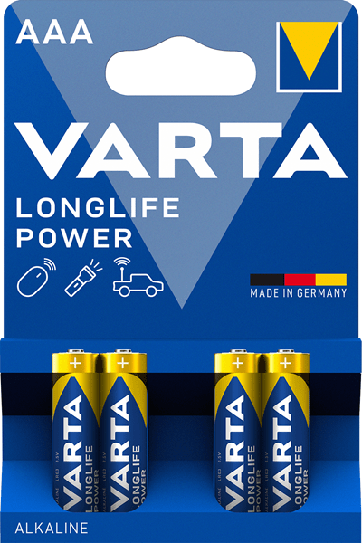 VARTA-4903/4B varta lr03 pilas de un solo uso alcalino 1.5v azul