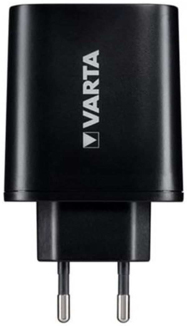 VARTA-57958 varta cargador wall 2 puertos usb 1 puerto usb tipo c negro