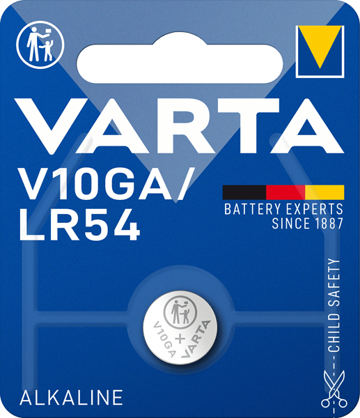 VARTA-V10GA varta pila boton alcalina v10ga 1.5v lr54 plata