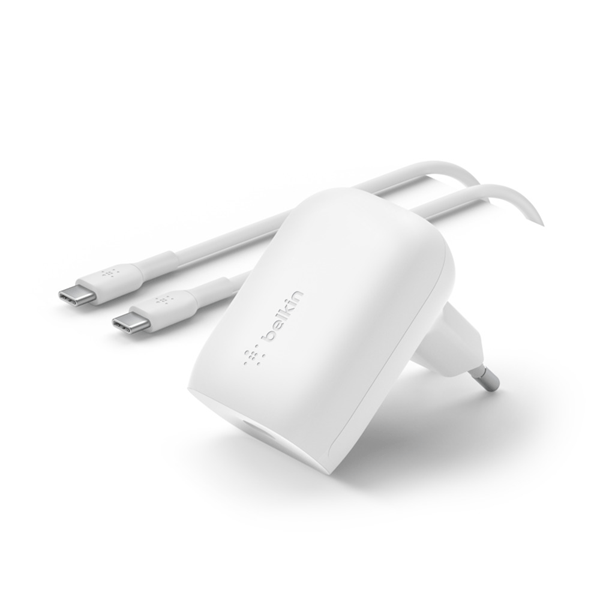 WCA005VF1MWH-B6 30w usb c pd pps charger white c c