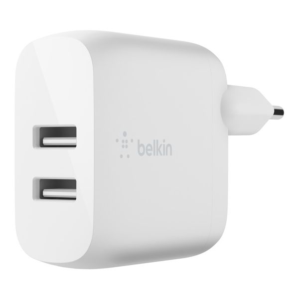 WCB002VFWH cargador domastico belkin wcb002vfwh doble usb a boost charge 12wx2 color blanco