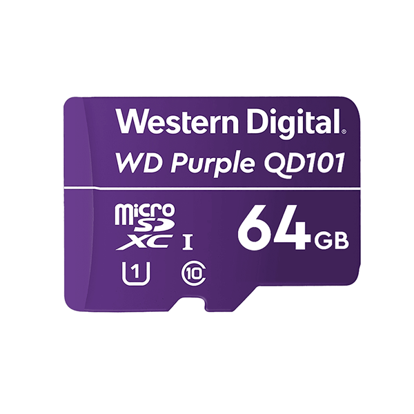 WDD064G1P0C wd purple qd101 microsd 64gb 3year warran ty