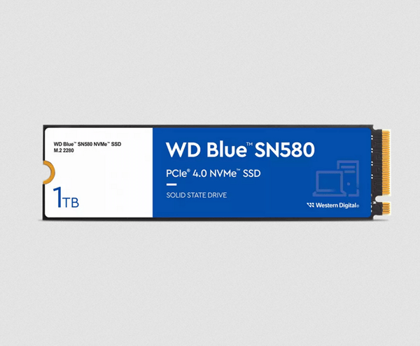 WDS100T3B0E disco duro ssd 1000gb m.2 western digital bluesn580 4150mb-s pci express 4.0 nvme