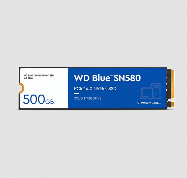 WDS500G3B0E disco duro ssd 500gb m.2 western digital bluesn580 4000mb-s pci express 4.0 nvme