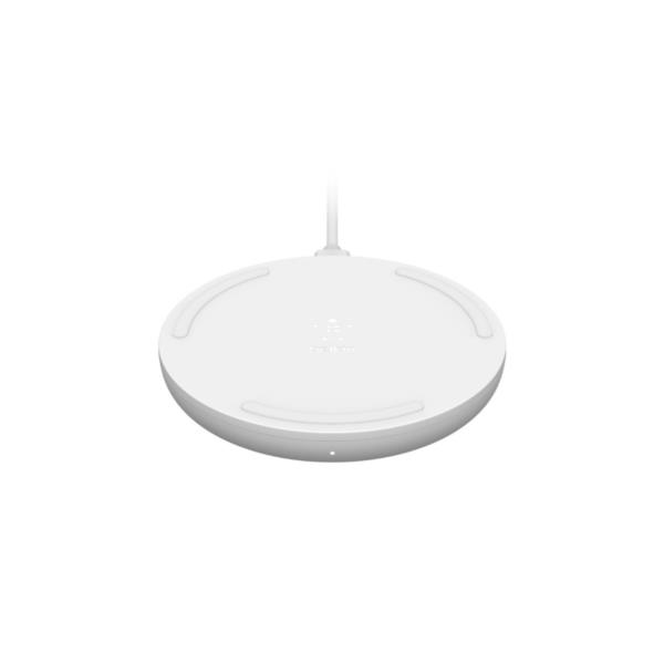 WIA001BTWH belkin 10w wireless charging pad with micro usb cable-no psu white
