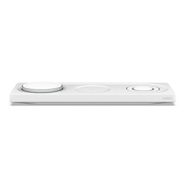 WIZ016VFWH base de carga inalambrica belkin wiz016vfwh magsafe 3 en 1 apple iphone airpods watch blanco