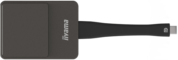 WP D002C iiyama e-share usb-c dp-alt dongle. dongle to share device content with e-share enabled monitor. e-share comes with texxxxmis-lhxx54 series wp d002c