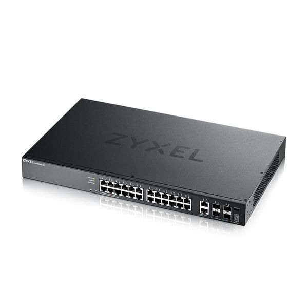 XGS2220-30-EU0101F zyxel xgs2220 30. l3 access switch. 24x1g rj45 2x10mg rj45. 4x10g sfp uplink. incl. 1 yr nebulaflex pro