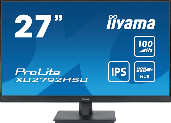XU2792HSU-B6 monitor iiyama 27p prolite xu2792hsu-b6. ips. 100hz. 0.4ms. usb. hdmi. displayport. 2x2w. incli