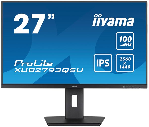 XUB2793QSU-B6 monitor iiyama 27p ips led. 100hz. 0.4ms. hdmi. displayport. usb. alt. reg alt. giro. incl. pivot