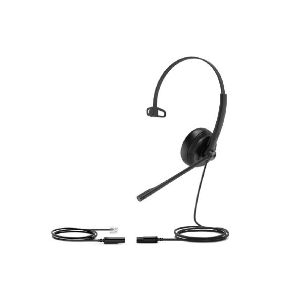 YHS34-MONO yhs34 mono monaural headphones with rj connection cable quick d